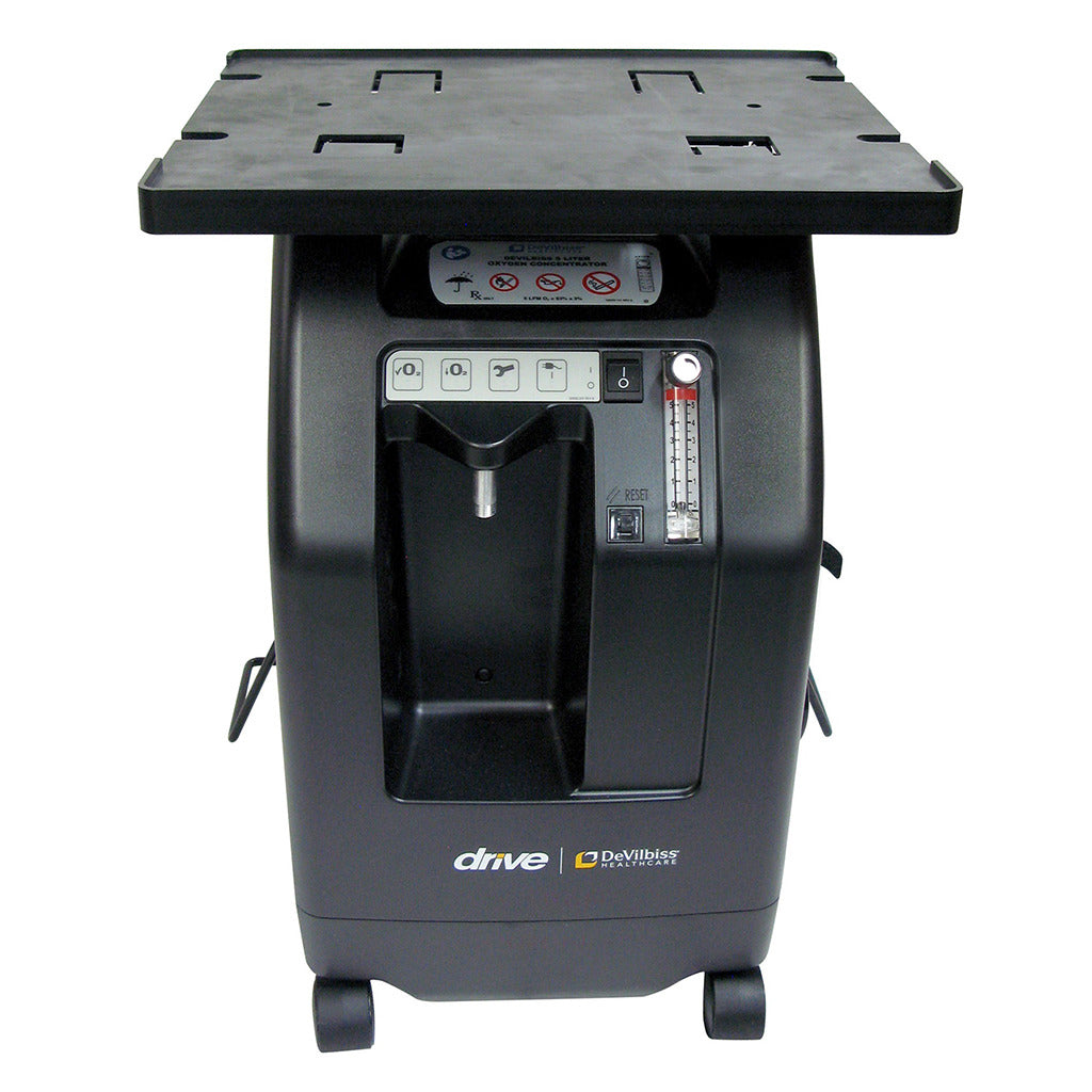 525DS - DeVilbiss 5 Liter Oxygen Concentrator with Transfill Caddy - front